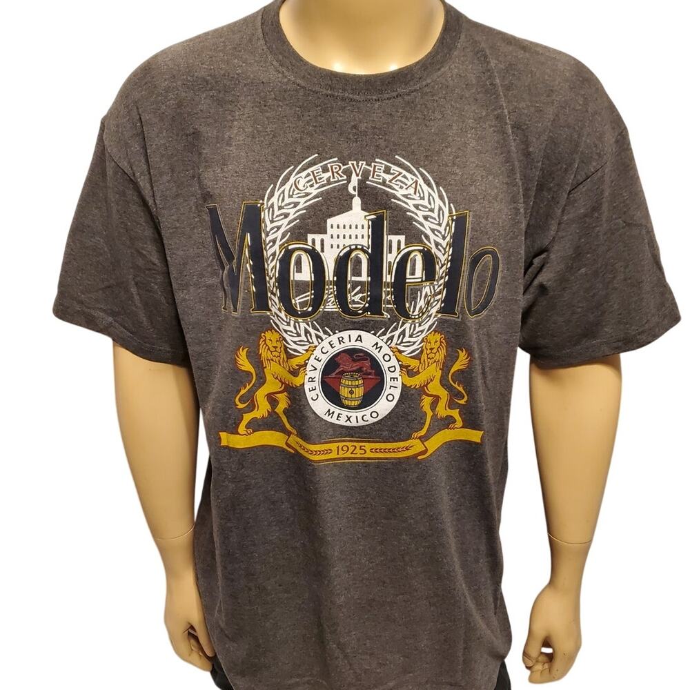 Modelo Gray Graphic T-Shirt Men's Large Unisex NWT